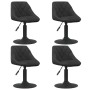 Sillas de comedor giratorias 4 unidades terciopelo negro | Foro24.es | Tu tienda online para hogar, jardín y más Foro24.es