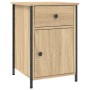 Mesita de noche madera contrachapada roble sonoma 40x42x60 cm von , Nachttische - Ref: Foro24-825905, Preis: 47,82 €, Rabatt: %