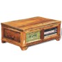 Mesa de centro vintage con almacenaje madera reciclada | Foro24.es | Tu tienda online para hogar, jardín y más Foro24.es