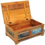 Mesa de centro vintage con almacenaje madera reciclada | Foro24.es | Tu tienda online para hogar, jardín y más Foro24.es