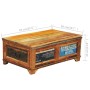Mesa de centro vintage con almacenaje madera reciclada | Foro24.es | Tu tienda online para hogar, jardín y más Foro24.es