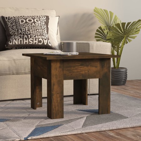 Mesa de centro madera de ingeniería roble ahumado 55x55x42 cm | Foro24.es | Tu tienda online para hogar, jardín y más Foro24.es