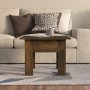Mesa de centro madera de ingeniería roble ahumado 55x55x42 cm | Foro24.es | Tu tienda online para hogar, jardín y más Foro24.es