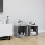 Mueble de TV 2uds madera contrachapada gris hormigón 37x35x37cm | Foro24.es | Tu tienda online para hogar, jardín y más Foro24.es