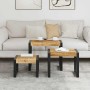 Mesas apilables 3 unidades madera maciza de mango by , Side tables - Ref: Foro24-247404, Price: 191,83 €, Discount: %