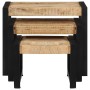 Mesas apilables 3 unidades madera maciza de mango by , Side tables - Ref: Foro24-247404, Price: 191,83 €, Discount: %