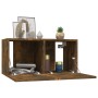 Muebles para TV colgantes 2 uds roble ahumado 60x30x30 cm by , TV Furniture - Ref: Foro24-815868, Price: 61,55 €, Discount: %