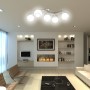 Lámpara de techo con pantallas de cristal y soporte curvado | Foro24.es | Tu tienda online para hogar, jardín y más Foro24.es
