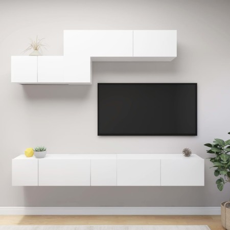 Set de muebles de salón TV 6 piezas madera de ingeniería blanco von , TV-Möbel - Ref: Foro24-3078730, Preis: 232,11 €, Rabatt: %