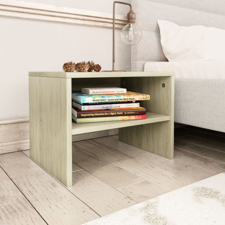 Mesita de noche madera contrachapada roble sonoma 40x30x30 cm by , Nightstands - Ref: Foro24-800069, Price: 31,75 €, Discount: %