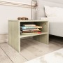 Mesita de noche madera contrachapada roble sonoma 40x30x30 cm by , Nightstands - Ref: Foro24-800069, Price: 31,75 €, Discount: %