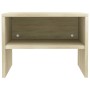 Mesita de noche madera contrachapada roble sonoma 40x30x30 cm by , Nightstands - Ref: Foro24-800069, Price: 31,75 €, Discount: %