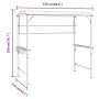 Cenador con tejado gris antracita 220x110x200 cm de vidaXL, Carpas y cenadores - Ref: Foro24-318533, Precio: 221,13 €, Descue...