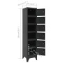 Taquilla de acero gris antracita 38x40x180 cm by , Lockers and storage cabinets - Ref: Foro24-339795, Price: 193,33 €, Discou...