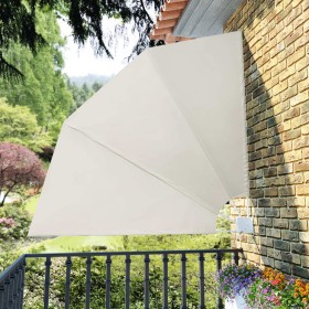 Toldo lateral plegable de balcón color crema 210x210 cm by , Umbrellas - Ref: Foro24-41576, Price: 38,97 €, Discount: %