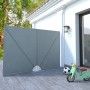 Toldo lateral plegable terraza gris 240x160 cm | Foro24.es | Tu tienda online para hogar, jardín y más Foro24.es