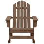 Mecedora de jardín de madera marrón by , Garden chairs - Ref: Foro24-45705, Price: 90,21 €, Discount: %