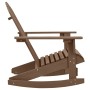 Mecedora de jardín de madera marrón by , Garden chairs - Ref: Foro24-45705, Price: 90,21 €, Discount: %