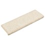 Alfombras de peldaños de escalera 15 uds blanco 65x21x4 cm by , Stair mats - Ref: Foro24-134581, Price: 95,63 €, Discount: %