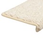 Alfombras de peldaños de escalera 15 uds blanco 65x21x4 cm by , Stair mats - Ref: Foro24-134581, Price: 95,63 €, Discount: %