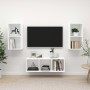 Juego de muebles de salón 3 piezas madera ingeniería blanco | Foro24.es | Tu tienda online para hogar, jardín y más Foro24.es