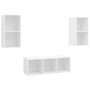 Juego de muebles de salón 3 piezas madera ingeniería blanco | Foro24.es | Tu tienda online para hogar, jardín y más Foro24.es