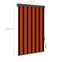 Estor enrollable de exterior naranja y marrón 120x250 cm von , Jalousien und Jalousien - Ref: Foro24-145966, Preis: 51,73 €, ...