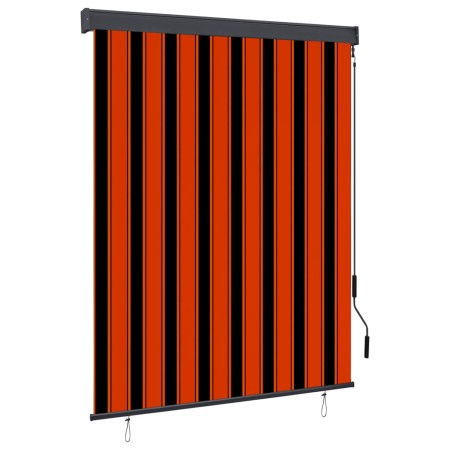 Estor enrollable de exterior naranja y marrón 140x250 cm by , Blinds and blinds - Ref: Foro24-145972, Price: 63,42 €, Discoun...