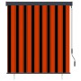 Estor enrollable de exterior naranja y marrón 140x250 cm by , Blinds and blinds - Ref: Foro24-145972, Price: 63,42 €, Discoun...