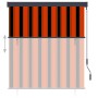 Estor enrollable de exterior naranja y marrón 140x250 cm by , Blinds and blinds - Ref: Foro24-145972, Price: 63,42 €, Discoun...