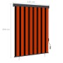 Estor enrollable de exterior naranja y marrón 140x250 cm by , Blinds and blinds - Ref: Foro24-145972, Price: 63,42 €, Discoun...