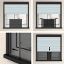 Mosquitera extensible de ventanas gris antracita (75-143)x50 cm | Foro24.es | Tu tienda online para hogar, jardín y más Foro24.es