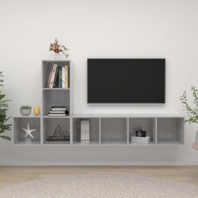 Comprar Set de muebles de salón 3 pzas madera