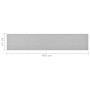 Alfombra de pasillo gris claro 80x400 cm von , Teppiche - Ref: Foro24-326997, Preis: 59,41 €, Rabatt: %