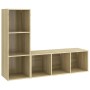Muebles de salón 2 piezas madera de ingeniería roble Sonoma | Foro24.es | Tu tienda online para hogar, jardín y más Foro24.es