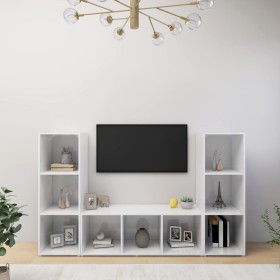Muebles de salón 3 piezas madera ingeniería