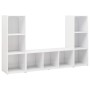 Muebles de salón 3 piezas madera ingeniería blanco 107x35x37 cm | Foro24.es | Tu tienda online para hogar, jardín y más Foro24.es