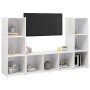 Muebles de salón 3 piezas madera ingeniería blanco 107x35x37 cm | Foro24.es | Tu tienda online para hogar, jardín y más Foro24.es