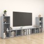 Muebles de salón 4 piezas madera ingeniería gris hormigón | Foro24.es | Tu tienda online para hogar, jardín y más Foro24.es