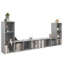 Muebles de salón 4 piezas madera ingeniería gris hormigón | Foro24.es | Tu tienda online para hogar, jardín y más Foro24.es