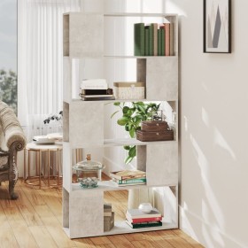 Librería separador contrachapada gris hormigón 80x24x155 cm by , Bookcases and shelves - Ref: Foro24-809147, Price: 70,65 €, ...
