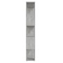Librería separador contrachapada gris hormigón 80x24x155 cm by , Bookcases and shelves - Ref: Foro24-809147, Price: 70,65 €, ...