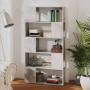 Librería separador contrachapada gris hormigón 80x24x155 cm by , Bookcases and shelves - Ref: Foro24-809147, Price: 70,65 €, ...