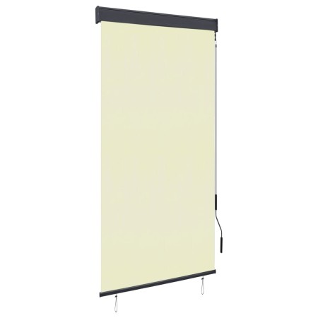 Estor enrollable de exterior color crema 80x250 cm de , Persianas y estores - Ref: Foro24-145953, Precio: 48,94 €, Descuento: %