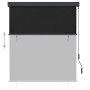Estor enrollable de exterior gris antracita 140x250 cm | Foro24.es | Tu tienda online para hogar, jardín y más Foro24.es