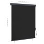 Estor enrollable de exterior gris antracita 140x250 cm | Foro24.es | Tu tienda online para hogar, jardín y más Foro24.es