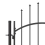Puerta de valla de jardín con punta de lanza 5x2 m negro by , garden gates - Ref: Foro24-146324, Price: 380,87 €, Discount: %