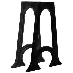 2 Patas de mesa de comedor en hierro macizo