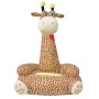 Silla de peluche para niños jirafa marrón by , Chairs and high chairs for children - Ref: Foro24-80160, Price: 98,57 €, Disco...