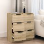 Sideboards 2 Stück Sonoma-Eichensperrholz 30x30x70 cm von vidaXL, Sideboards - Ref: Foro24-811158, Preis: 93,81 €, Rabatt: %